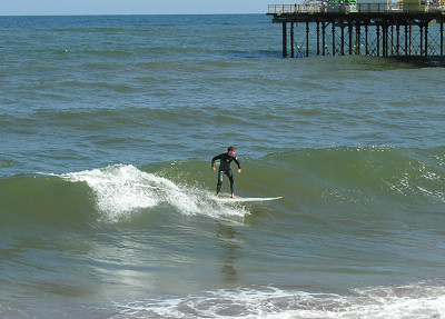 Surfer at Teignmouth, May 2008